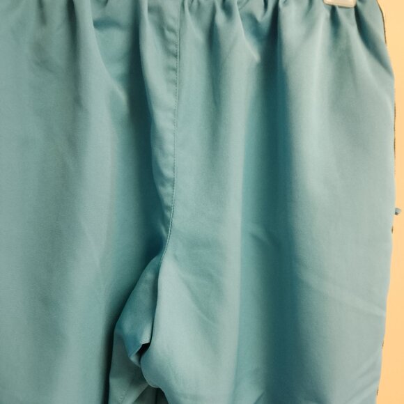 Women's Jrs Vintage Pro Spirit Blue Fully Lined Crop Wind Track Pants Size Small - Picture 5 of 10